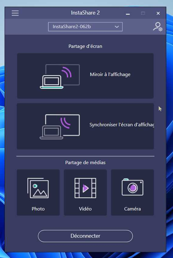 Choisir le sens d'affichage